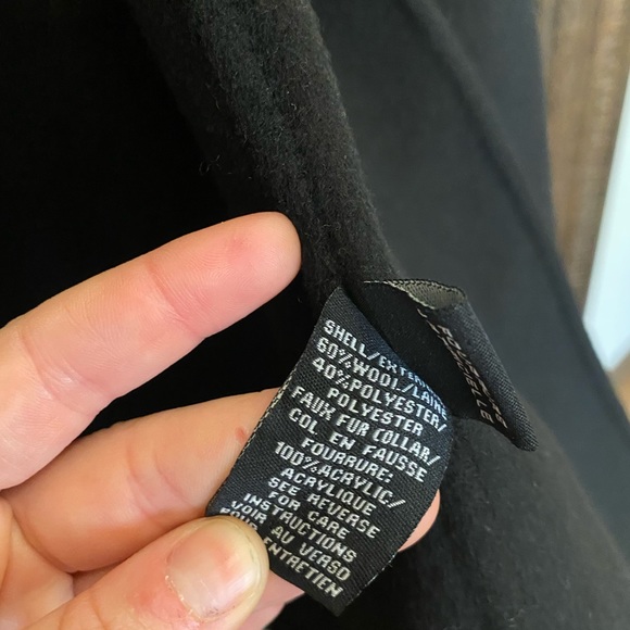 🖤Anthro NL Black Cape Winter Jacket🐆 - Picture 6 of 9